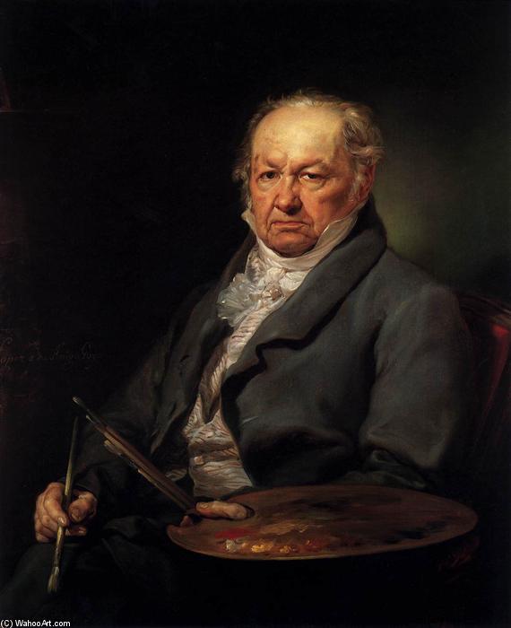 WikiOO.org - Енциклопедия за изящни изкуства - Живопис, Произведения на изкуството Vicente López Y Portaña - The Painter Francisco de Goya