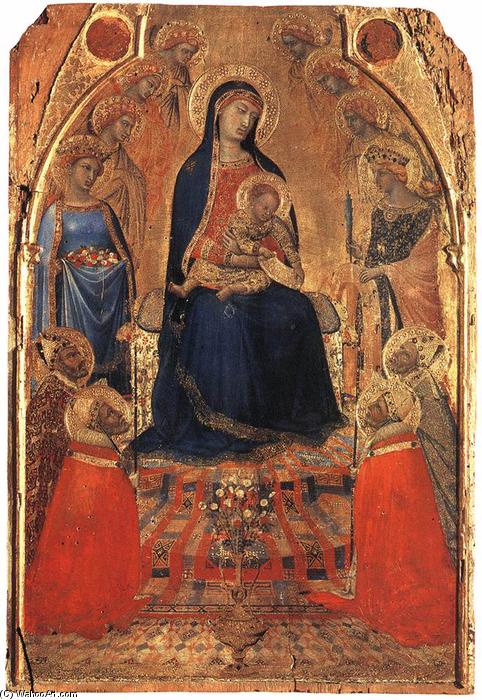 Wikioo.org - The Encyclopedia of Fine Arts - Painting, Artwork by Ambrogio Lorenzetti - Small Maestà