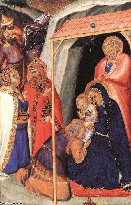 Wikioo.org - สารานุกรมวิจิตรศิลป์ - จิตรกรรม Pietro Lorenzetti - Adoration of the Magi