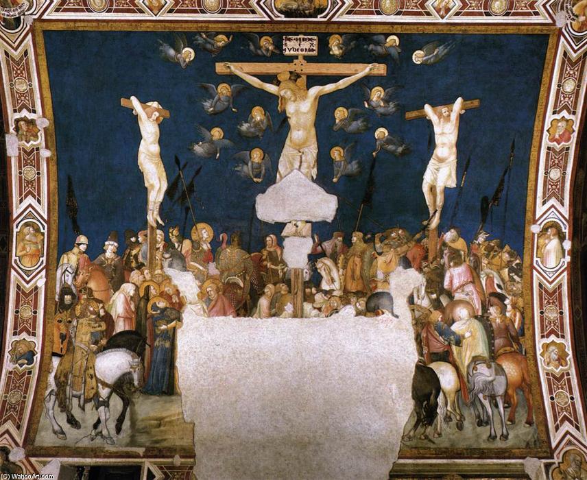 Wikioo.org – La Enciclopedia de las Bellas Artes - Pintura, Obras de arte de Pietro Lorenzetti - cruxificcion