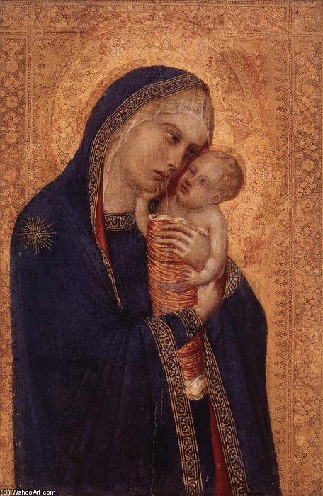 Wikioo.org - The Encyclopedia of Fine Arts - Painting, Artwork by Pietro Lorenzetti - Virgin and Child