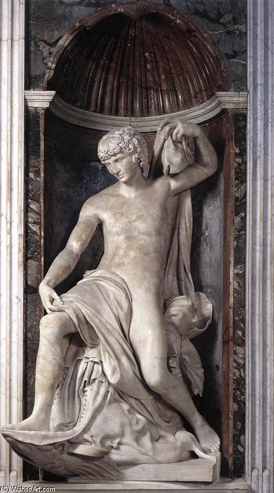 Wikioo.org - The Encyclopedia of Fine Arts - Painting, Artwork by Lorenzo Lotti (Lorenzetto) - Jonah