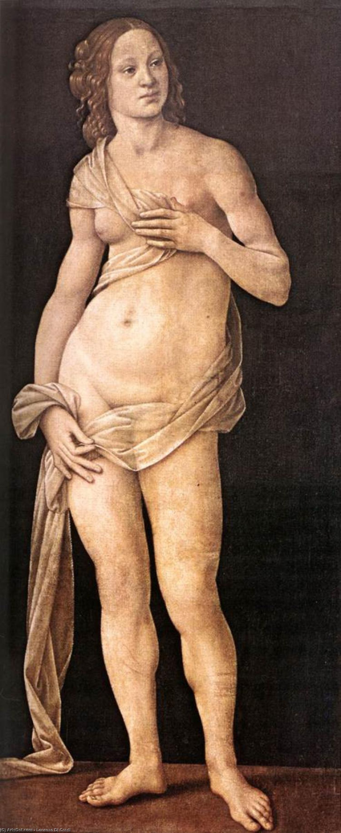 Wikioo.org – La Enciclopedia de las Bellas Artes - Pintura, Obras de arte de Lorenzo Di Credi - Venus