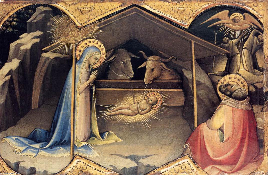 WikiOO.org - Güzel Sanatlar Ansiklopedisi - Resim, Resimler Lorenzo Monaco - The Nativity