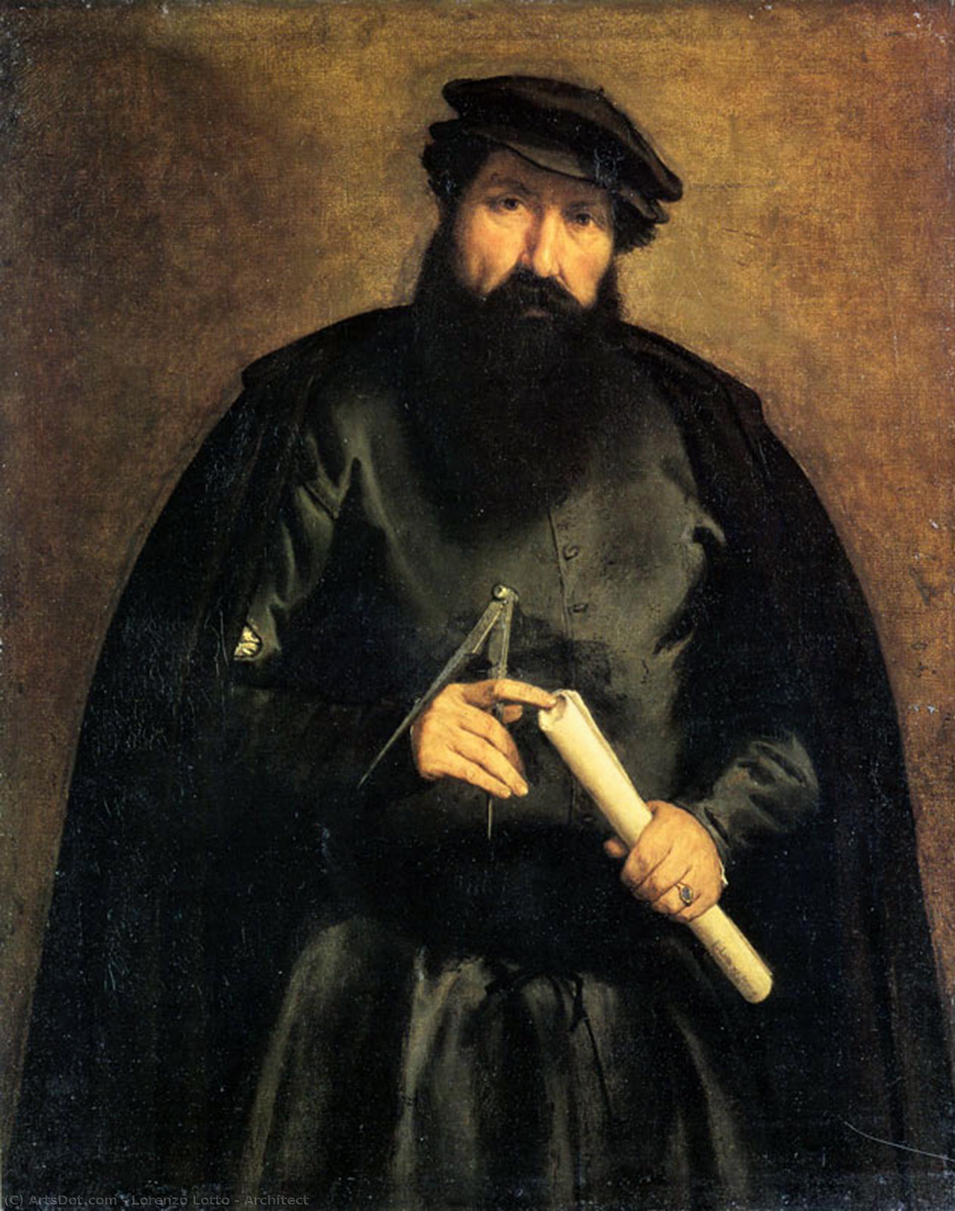 Wikioo.org - The Encyclopedia of Fine Arts - Painting, Artwork by Lorenzo Lotto - Architect