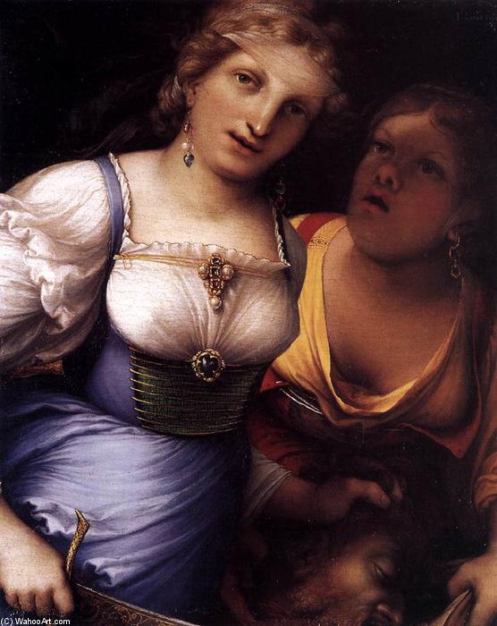 Wikioo.org – L'Encyclopédie des Beaux Arts - Peinture, Oeuvre de Lorenzo Lotto - judith avec l' chef des holofernes