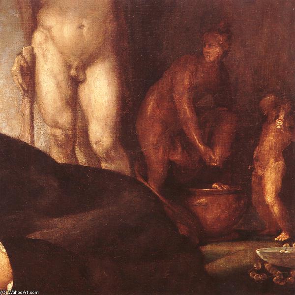 Wikoo.org - موسوعة الفنون الجميلة - اللوحة، العمل الفني Lorenzo Lotto - Portrait of Andrea Odoni (detail)