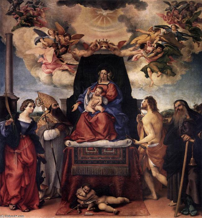 Wikioo.org - Encyklopedia Sztuk Pięknych - Malarstwo, Grafika Lorenzo Lotto - Santo Spirito Altarpiece