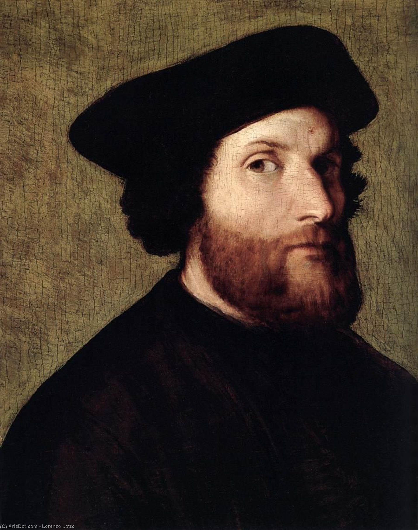 Wikioo.org - The Encyclopedia of Fine Arts - Painting, Artwork by Lorenzo Lotto - Self-Portrait