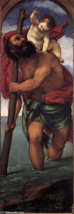 WikiOO.org - Enciklopedija likovnih umjetnosti - Slikarstvo, umjetnička djela Lorenzo Lotto - St Christopher