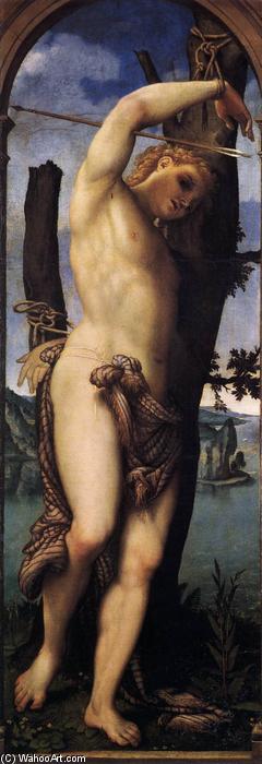 Wikioo.org - The Encyclopedia of Fine Arts - Painting, Artwork by Lorenzo Lotto - St Sebastian