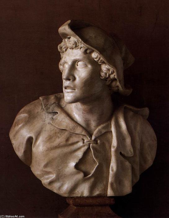 WikiOO.org - Encyclopedia of Fine Arts - Schilderen, Artwork Orazio Marinali - Boy in a Hat
