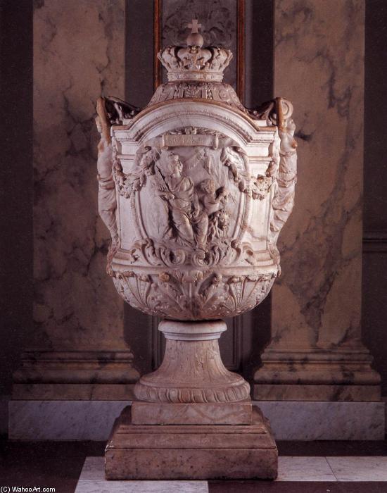 WikiOO.org - Encyclopedia of Fine Arts - Maľba, Artwork Daniel I Marot - Scotia-Virtus Vase