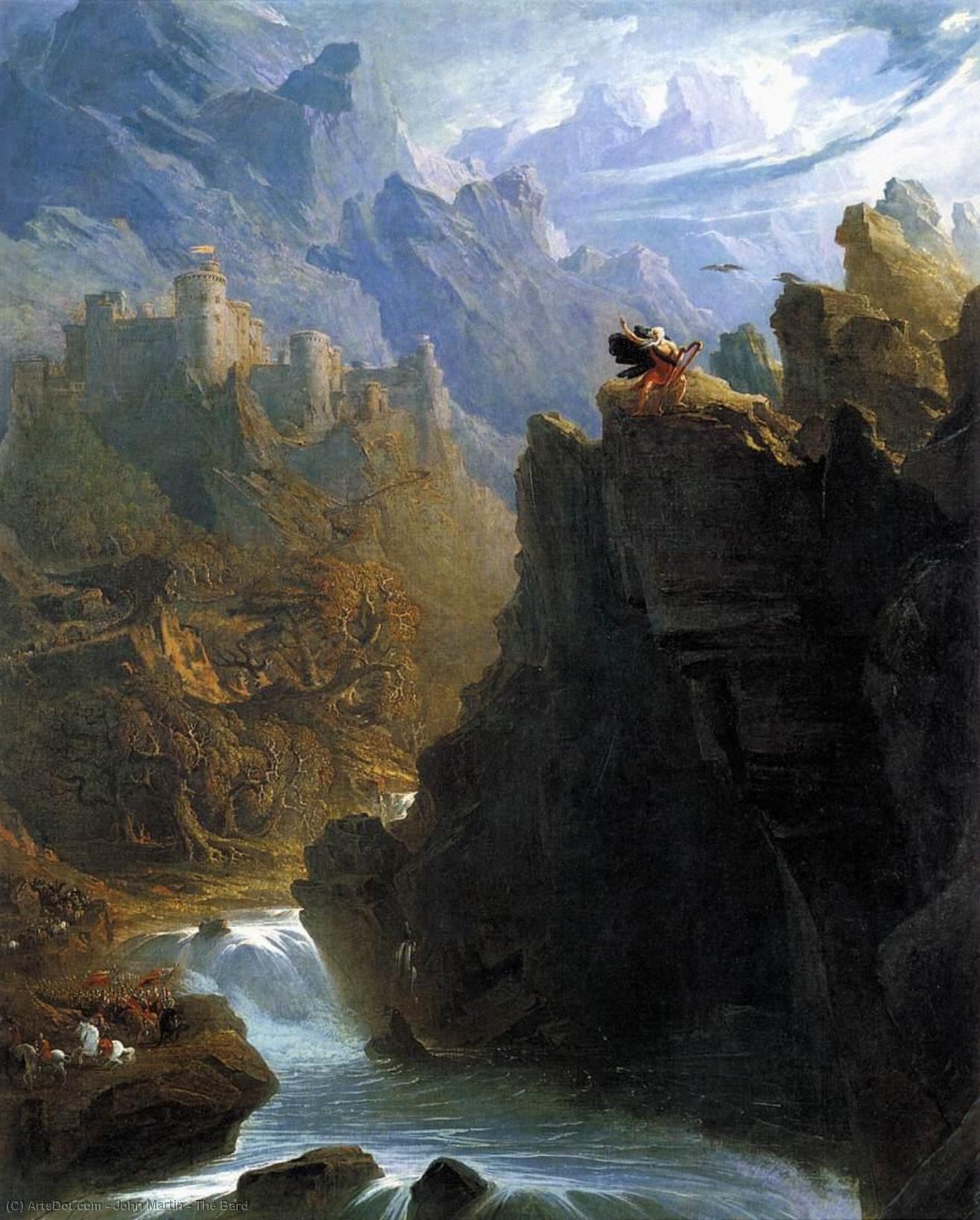 Wikioo.org - The Encyclopedia of Fine Arts - Painting, Artwork by John Martin - The Bard