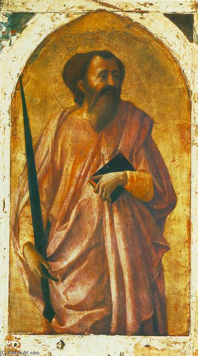 Wikioo.org - The Encyclopedia of Fine Arts - Painting, Artwork by Masaccio (Ser Giovanni, Mone Cassai) - St Paul
