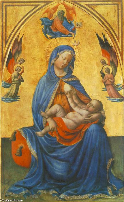 Wikioo.org - The Encyclopedia of Fine Arts - Painting, Artwork by Masolino Da Panicale - Madonna with the Child