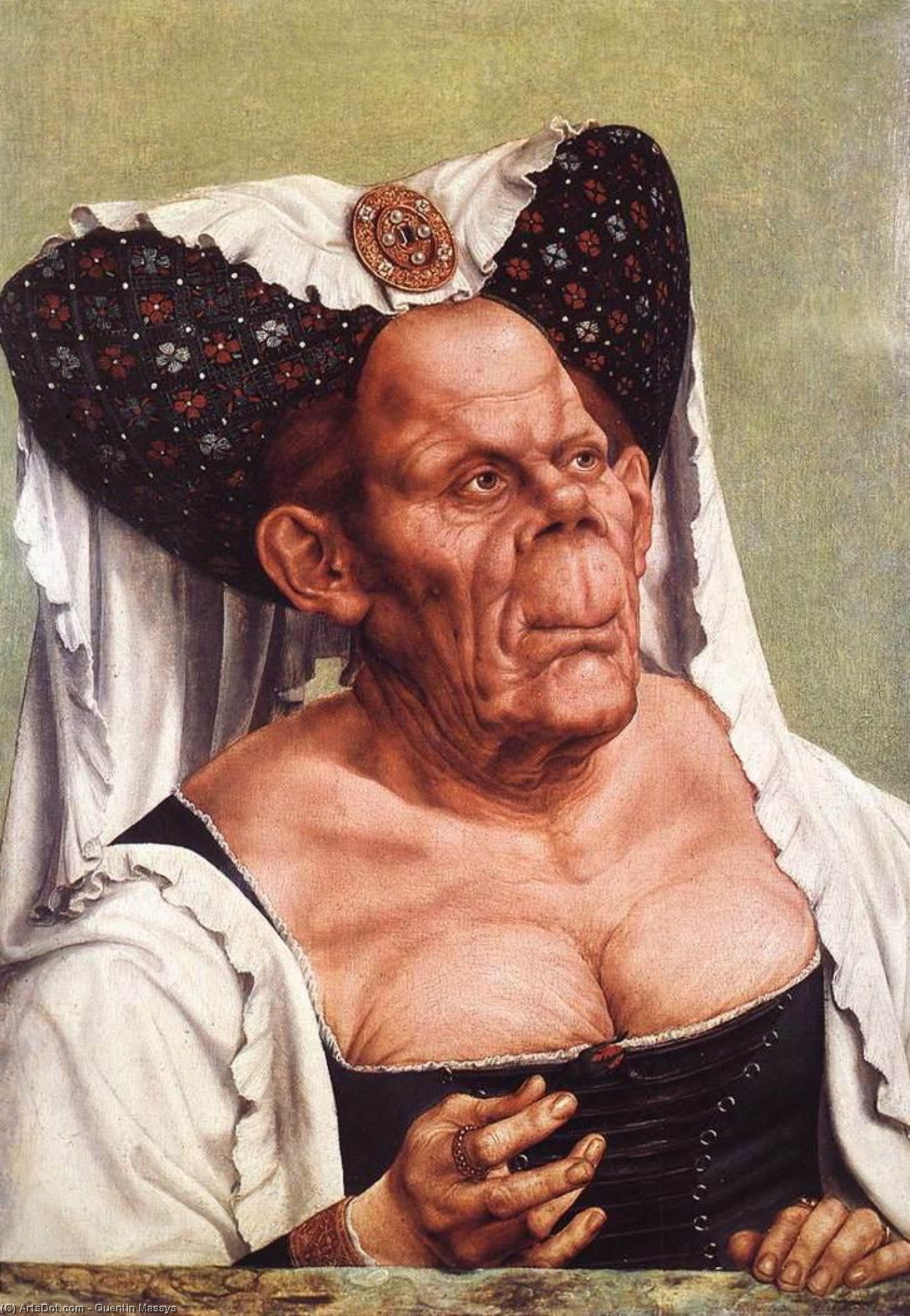WikiOO.org - Enciclopédia das Belas Artes - Pintura, Arte por Quentin Massys - The Ugly Duchess