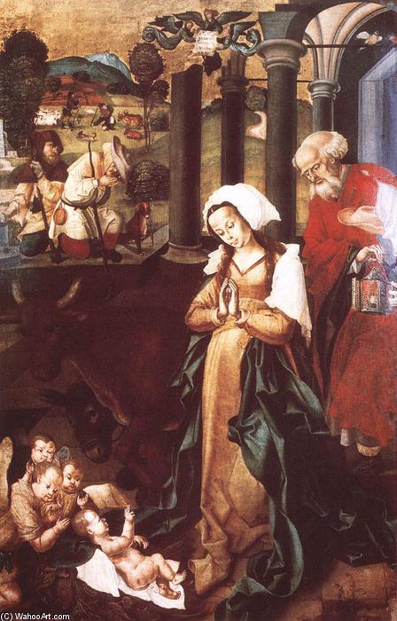 WikiOO.org - 백과 사전 - 회화, 삽화 Master M S - The Nativity