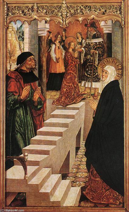 WikiOO.org - Encyclopedia of Fine Arts - Lukisan, Artwork Master Of Budapest - Presentation of the Virgin in the Temple
