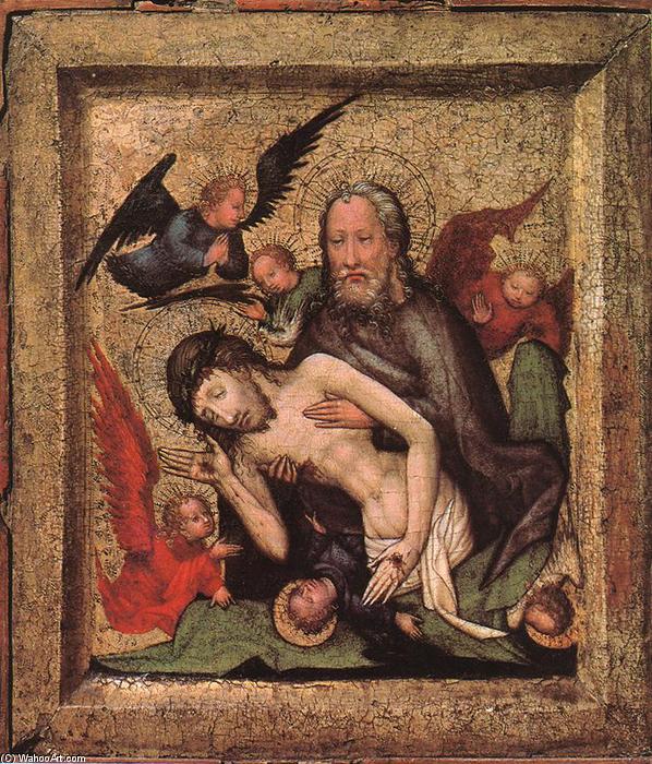 WikiOO.org - دایره المعارف هنرهای زیبا - نقاشی، آثار هنری Master Of The Votive Picture Of Sankt Lambrecht - The Holy Trinity