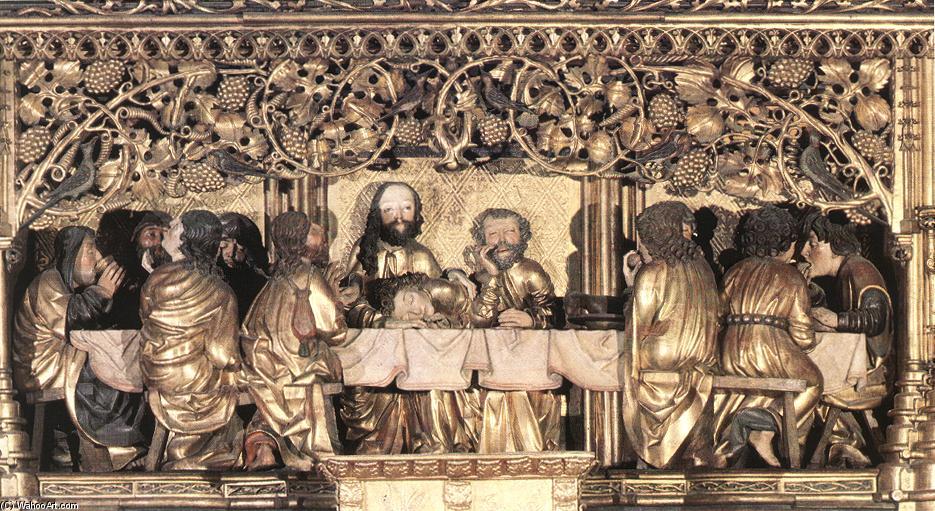 WikiOO.org - Encyclopedia of Fine Arts - Lukisan, Artwork Master Paul Of Lõcse - High Altarpiece of St. James (detail)