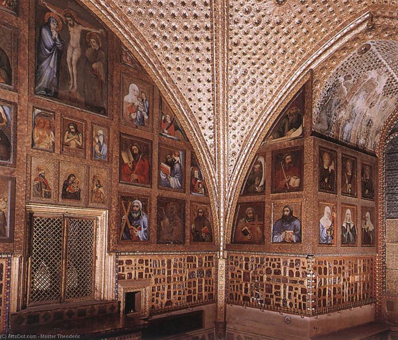 Wikioo.org - Die Enzyklopädie bildender Kunst - Malerei, Kunstwerk von Master Theoderic - gemälde von die heiligen