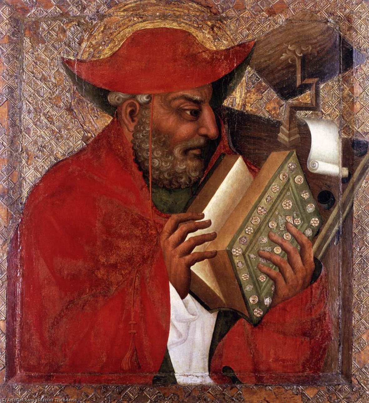 WikiOO.org - Enciclopedia of Fine Arts - Pictura, lucrări de artă Master Theoderic - St Jerome