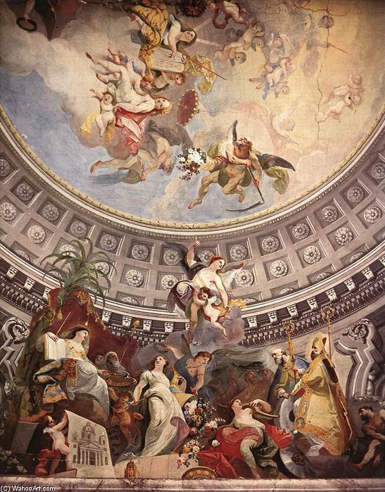 Wikioo.org - The Encyclopedia of Fine Arts - Painting, Artwork by Franz Anton Maulbertsch - Ceiling decoration