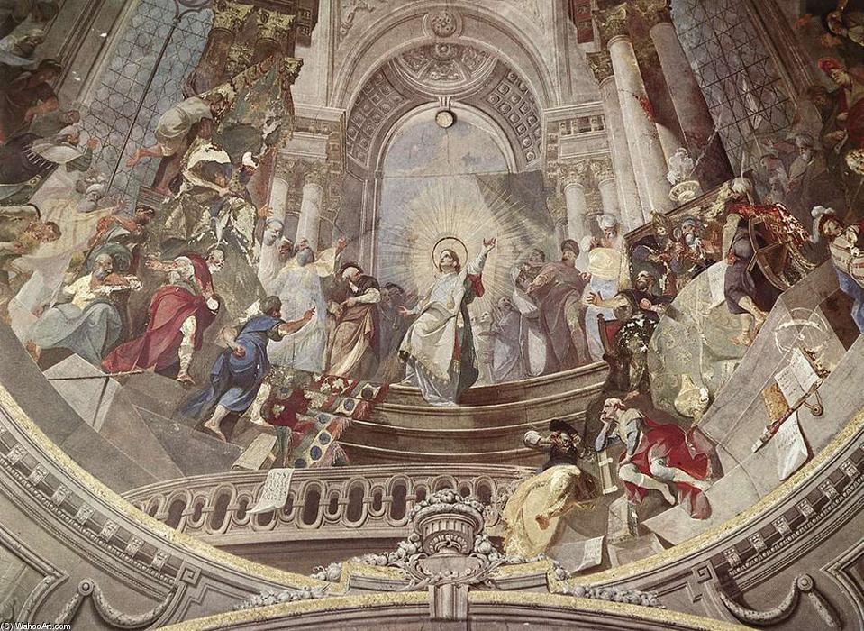 Wikioo.org - The Encyclopedia of Fine Arts - Painting, Artwork by Franz Anton Maulbertsch - Decoration of the Cupola (detail)