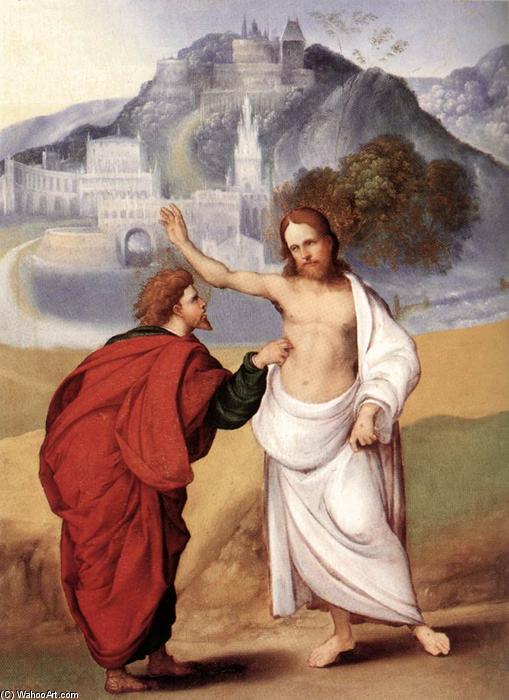 WikiOO.org - Encyclopedia of Fine Arts - Maľba, Artwork Ludovico Mazzolino - The Incredulity of St Thomas