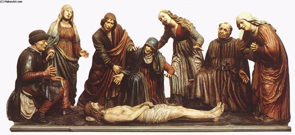 Wikioo.org - The Encyclopedia of Fine Arts - Painting, Artwork by Guido Mazzoni - Lamentation over the Dead Christ