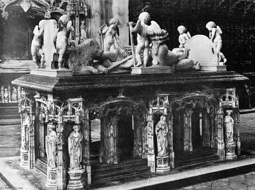 WikiOO.org - دایره المعارف هنرهای زیبا - نقاشی، آثار هنری Conrad Meit - Tomb of Philibert le Beau of Savoy