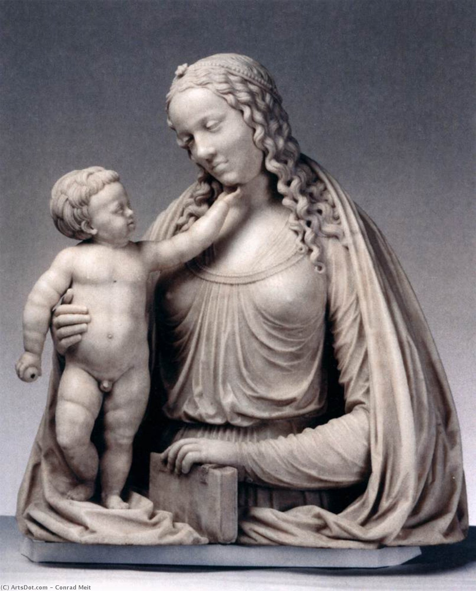 Wikioo.org - The Encyclopedia of Fine Arts - Painting, Artwork by Conrad Meit - Virgin and Child
