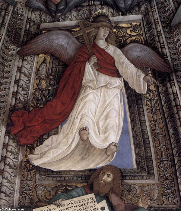 Wikioo.org – La Enciclopedia de las Bellas Artes - Pintura, Obras de arte de Melozzo Da Forli - ángel