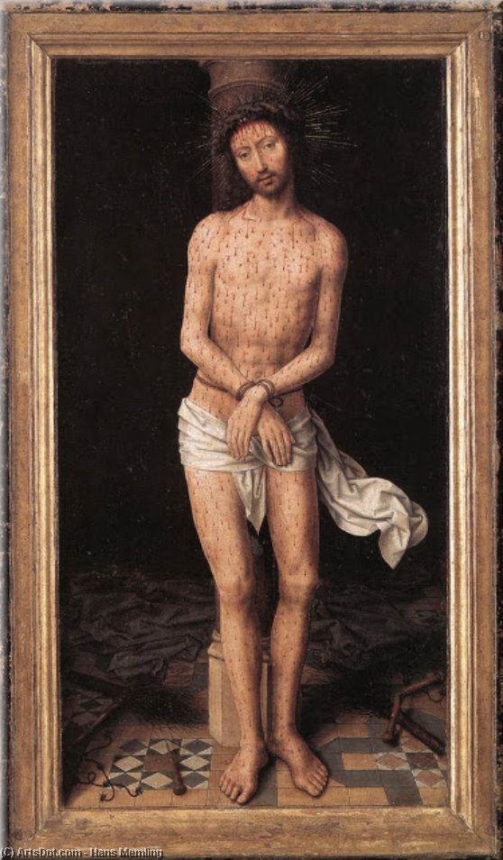 Wikioo.org - The Encyclopedia of Fine Arts - Painting, Artwork by Hans Memling - Christ at the Column