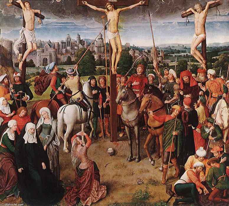 WikiOO.org - Enciclopédia das Belas Artes - Pintura, Arte por Hans Memling - Crucifixion