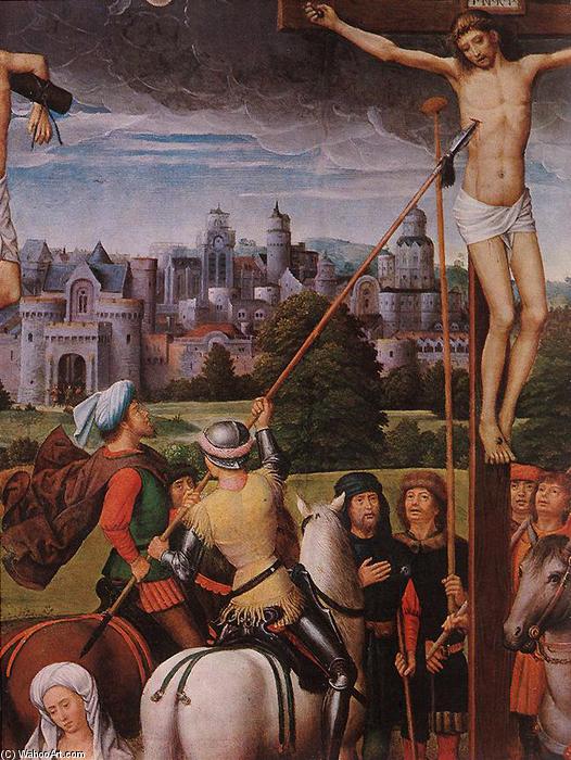 Wikioo.org - สารานุกรมวิจิตรศิลป์ - จิตรกรรม Hans Memling - Crucifixion (detail)