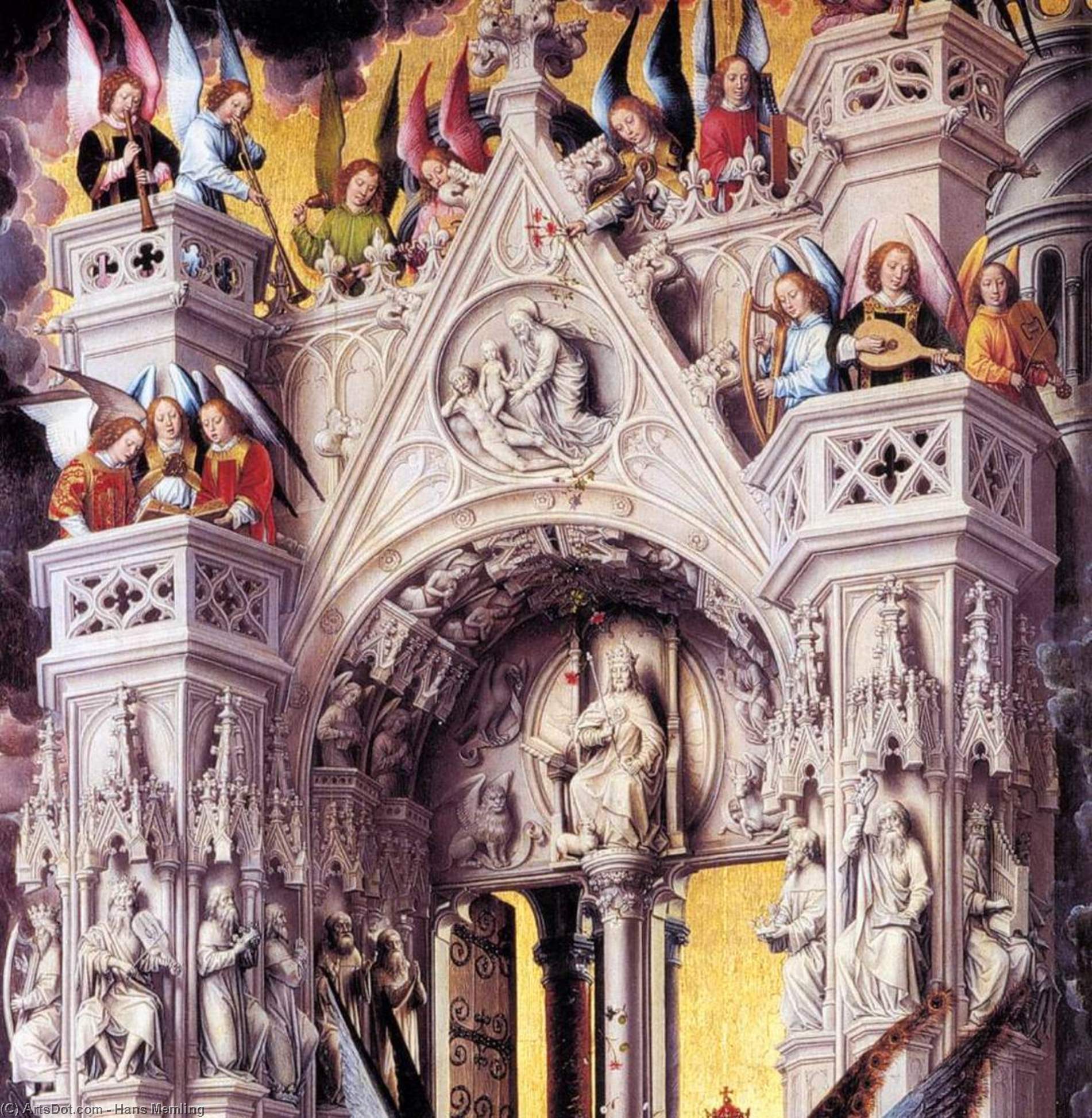 WikiOO.org - Encyclopedia of Fine Arts - Maleri, Artwork Hans Memling - Last Judgment Triptych (detail) (18)