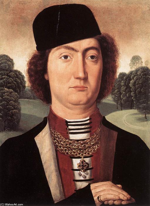 Wikioo.org - สารานุกรมวิจิตรศิลป์ - จิตรกรรม Hans Memling - Portrait of Jacques of Savoy