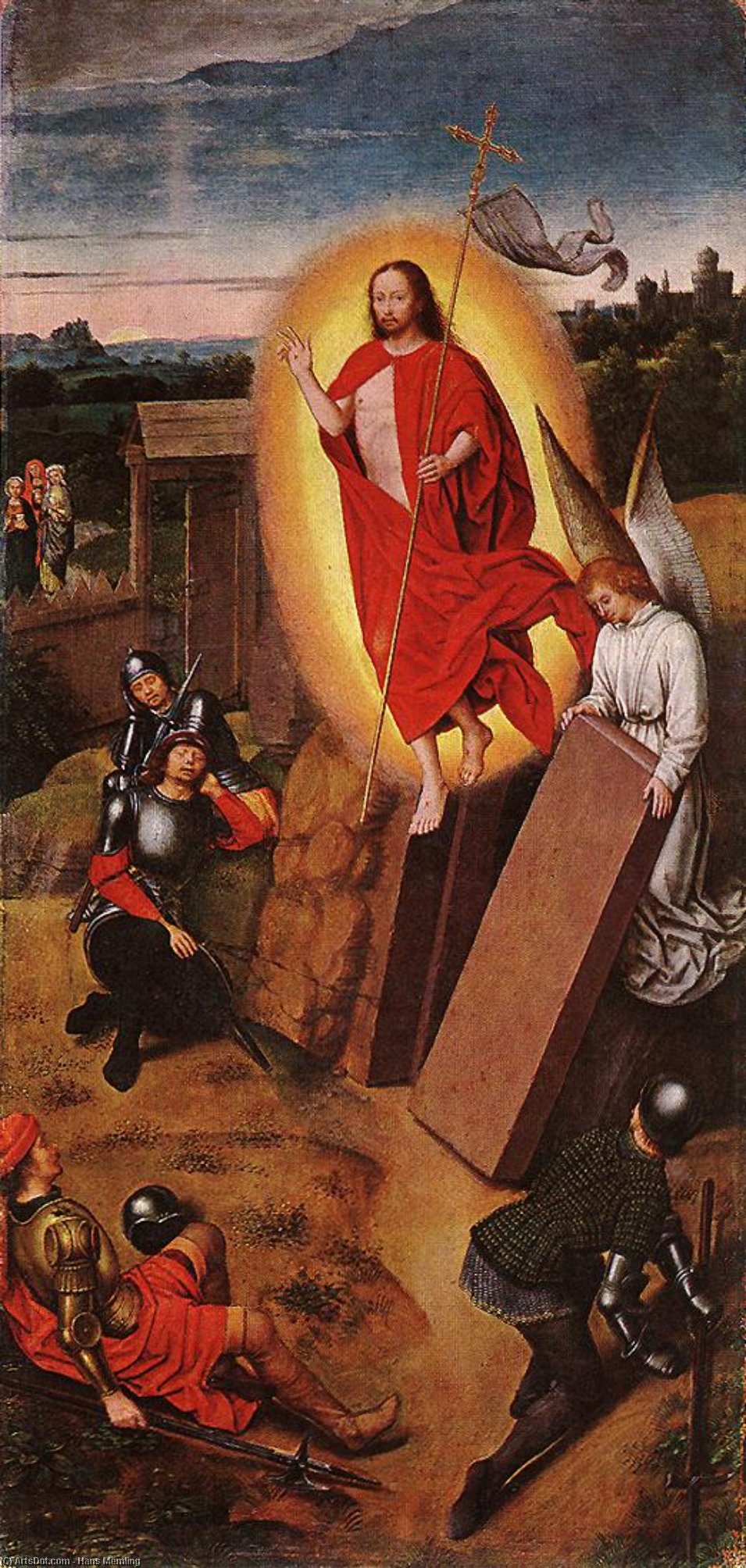 WikiOO.org - Encyclopedia of Fine Arts - Maleri, Artwork Hans Memling - Resurrection