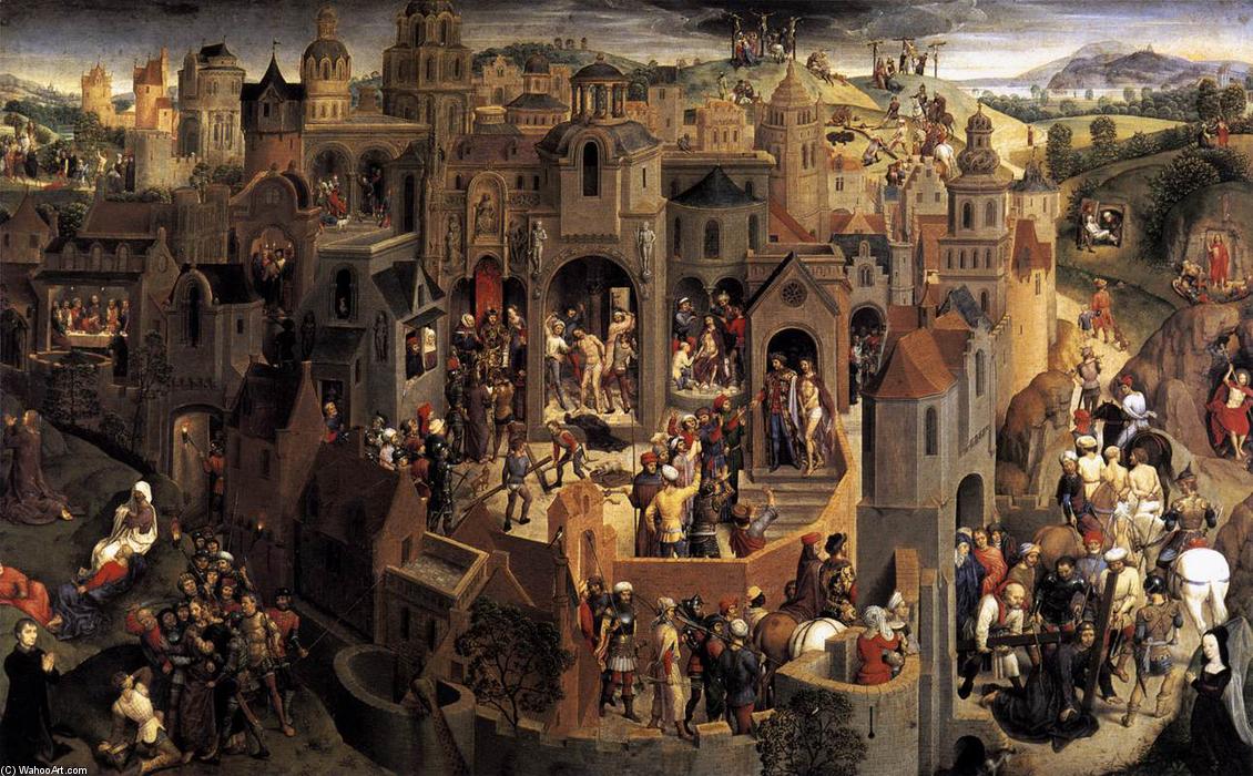 WikiOO.org – 美術百科全書 - 繪畫，作品 Hans Memling - 从基督的受难场景