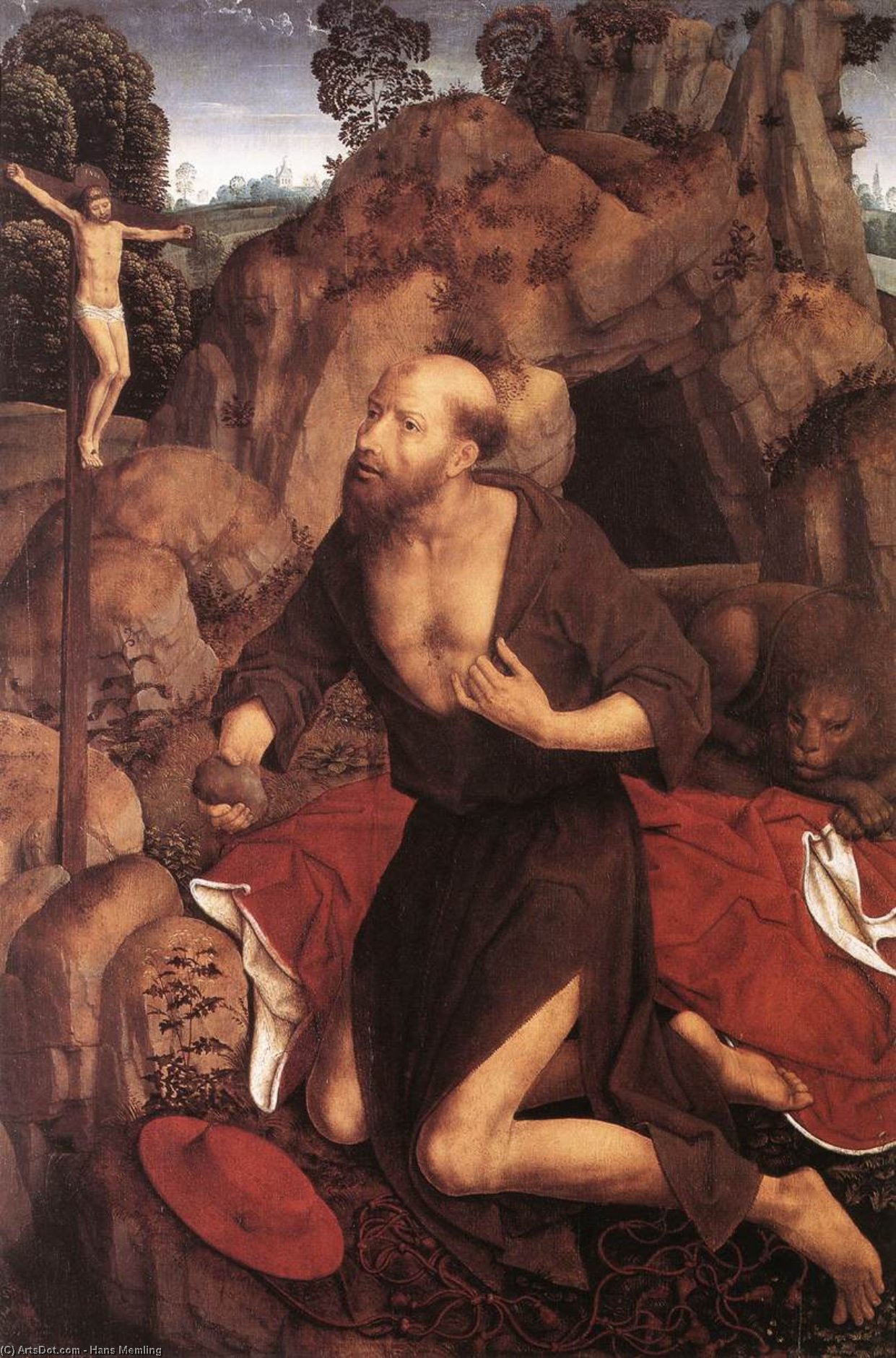 Wikioo.org - The Encyclopedia of Fine Arts - Painting, Artwork by Hans Memling - St Jerome