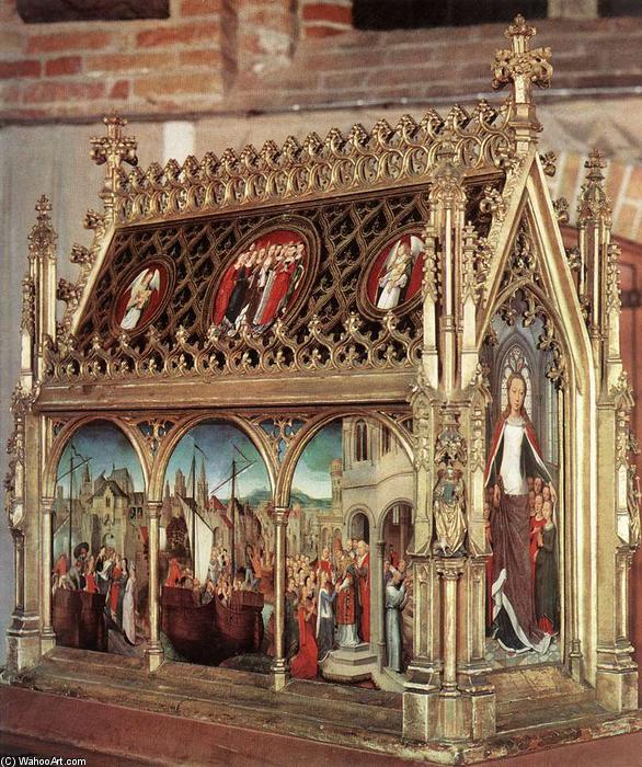 Wikioo.org - The Encyclopedia of Fine Arts - Painting, Artwork by Hans Memling - St Ursula Shrine