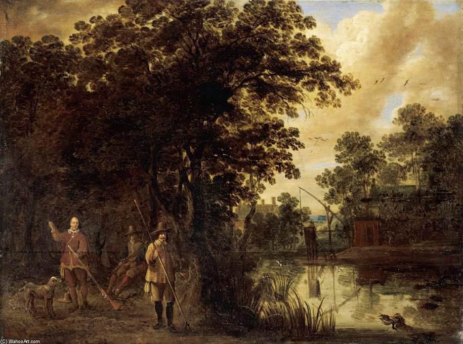 Wikioo.org - The Encyclopedia of Fine Arts - Painting, Artwork by Pieter Meulener - River Landscape
