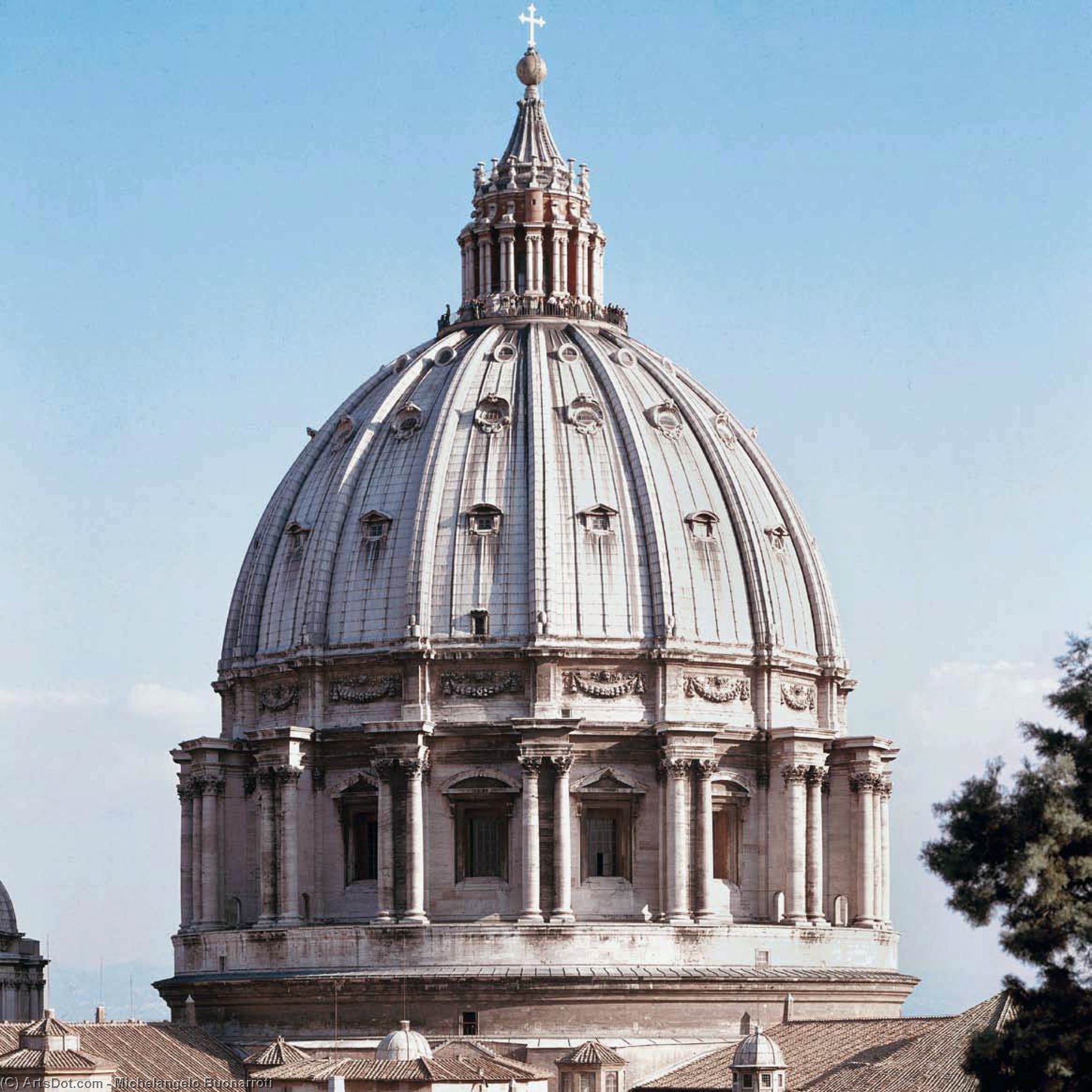WikiOO.org - Encyclopedia of Fine Arts - Maľba, Artwork Michelangelo Buonarroti - Dome of St Peter's