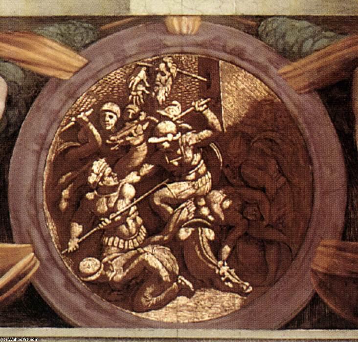 WikiOO.org - Encyclopedia of Fine Arts - Lukisan, Artwork Michelangelo Buonarroti - Medallion (15)