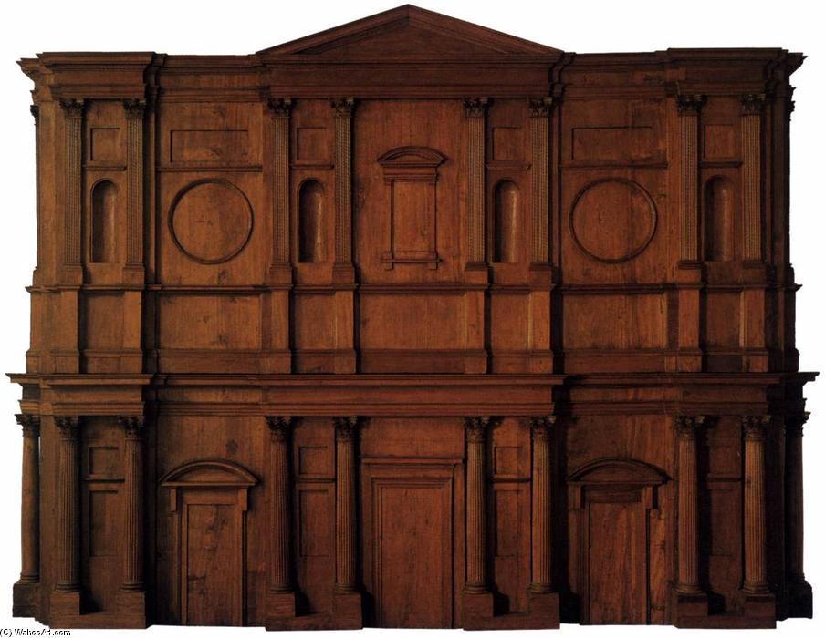 WikiOO.org - Encyclopedia of Fine Arts - Maalaus, taideteos Michelangelo Buonarroti - Model for the façade of San Lorenzo, Florence