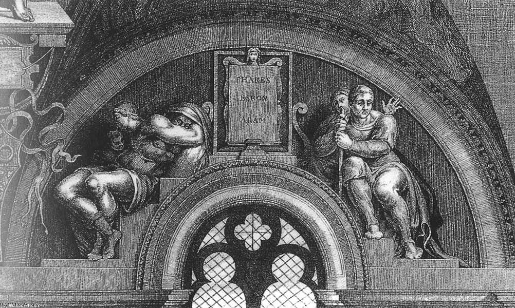 Wikioo.org – L'Enciclopedia delle Belle Arti - Pittura, Opere di Michelangelo Buonarroti - Perez - Chezron - Ram
