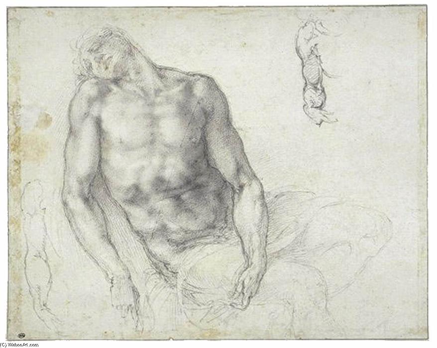 Wikioo.org - The Encyclopedia of Fine Arts - Painting, Artwork by Michelangelo Buonarroti - Pietà (10)