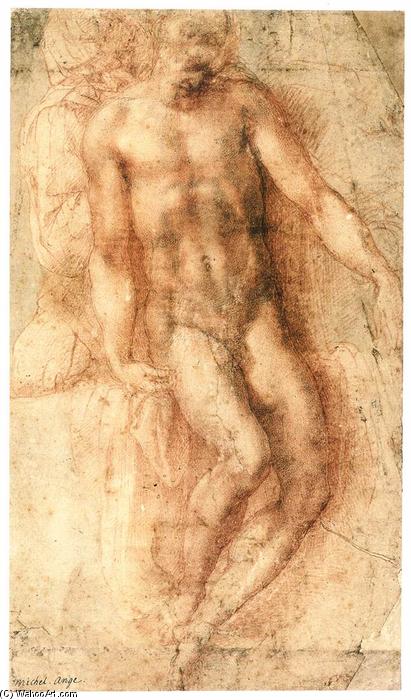 Wikioo.org - The Encyclopedia of Fine Arts - Painting, Artwork by Michelangelo Buonarroti - The Lamentation of Christ